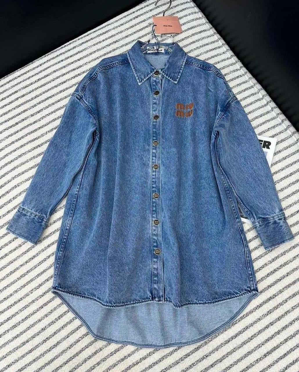 Miu miu jacket - denim shirt