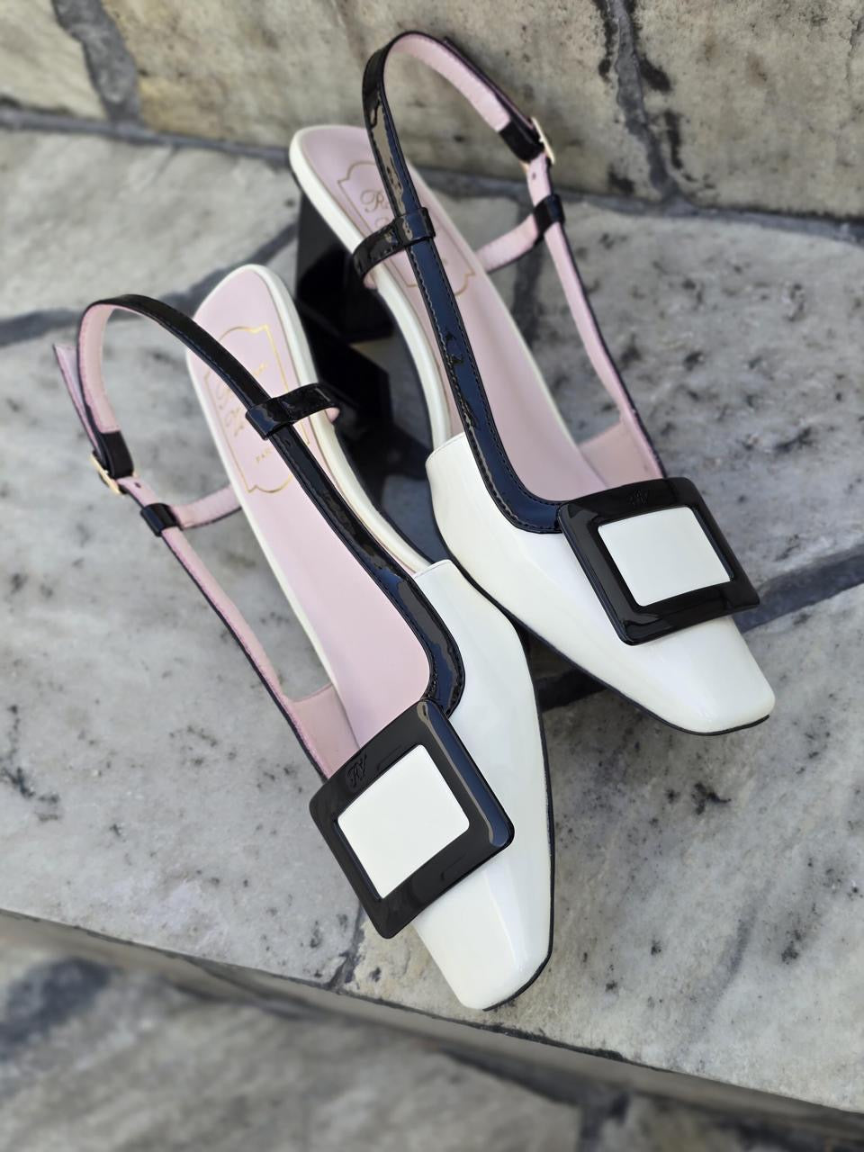 Roger vivier heels - white