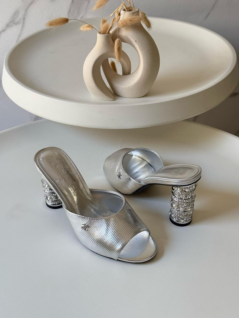 Chanel sandals heels