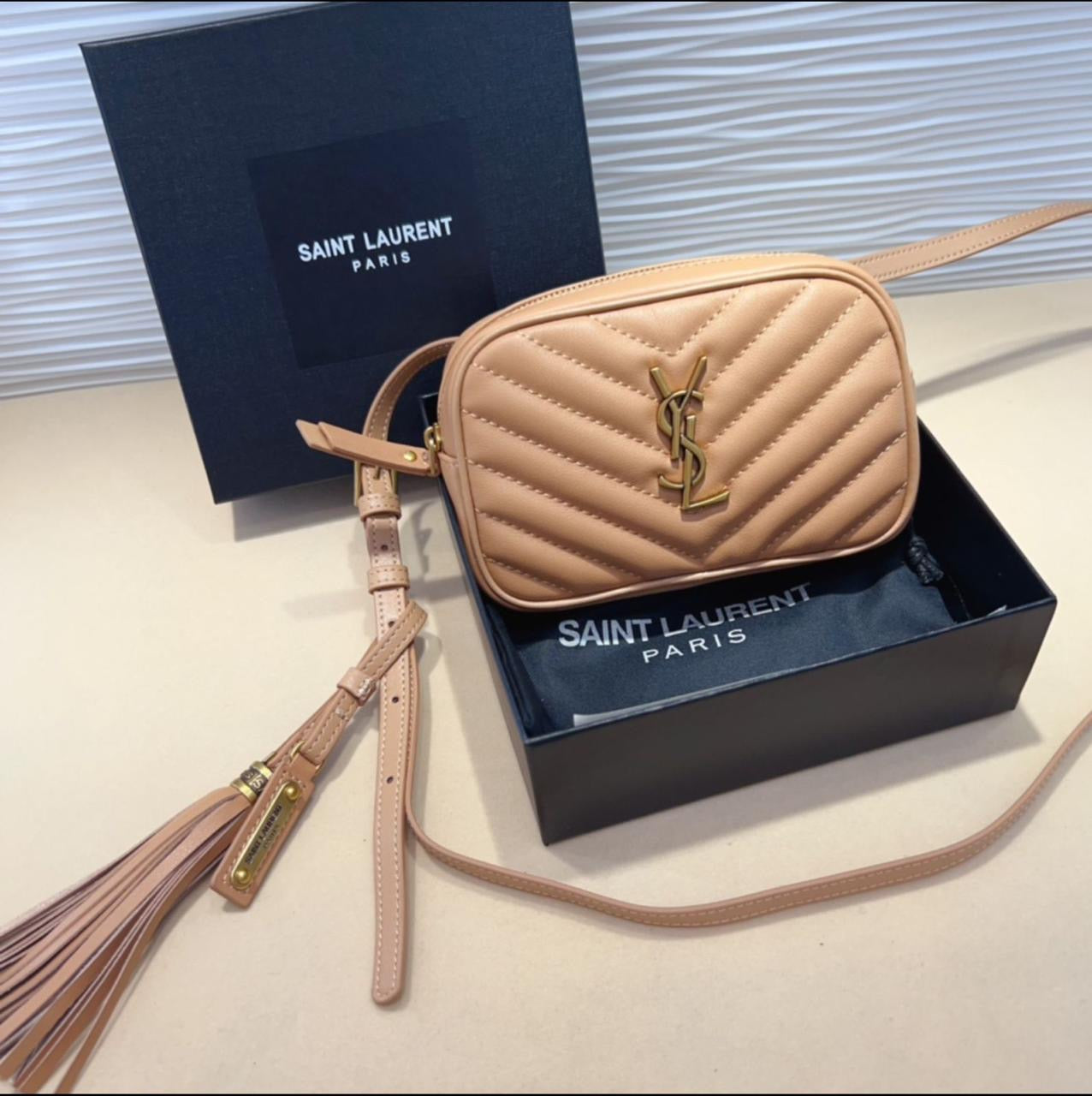 Ysl belt with wallet