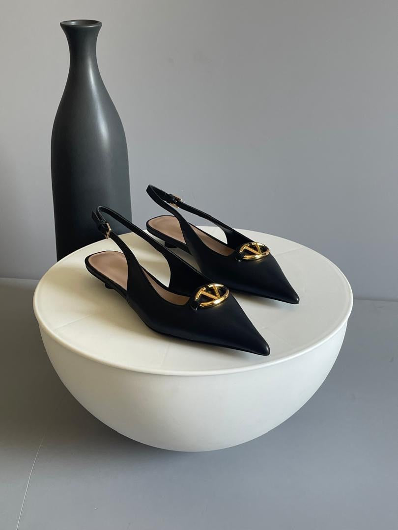 Valentino heels - low heels flat