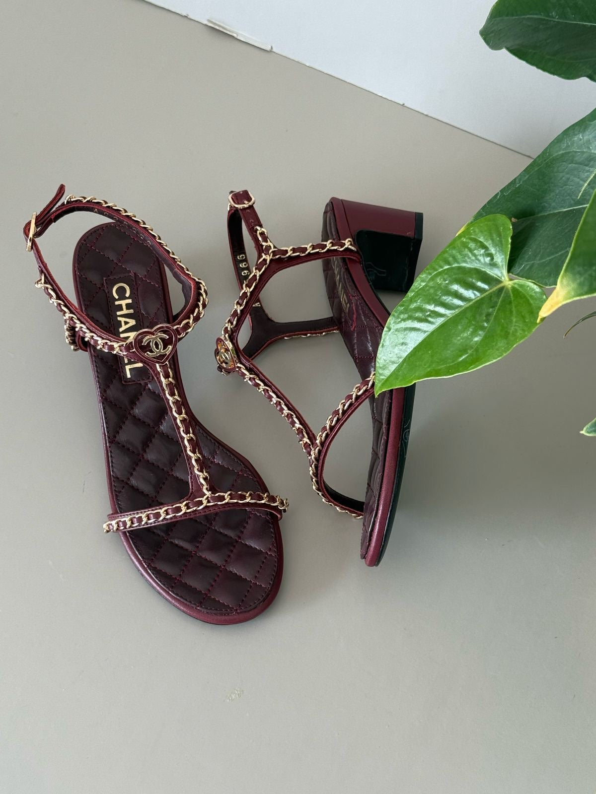 Chanel sandals heels