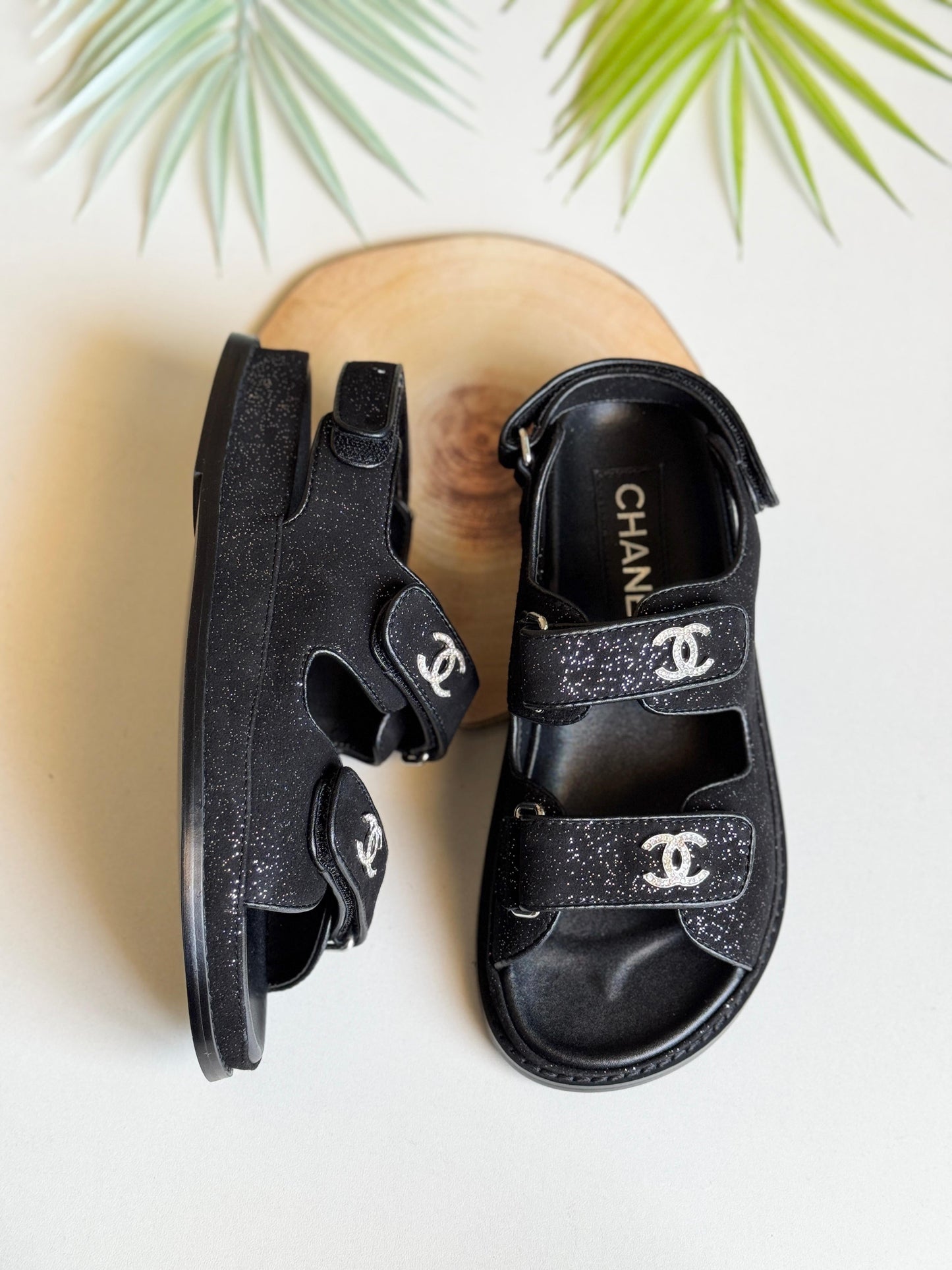 Chanel sandals.