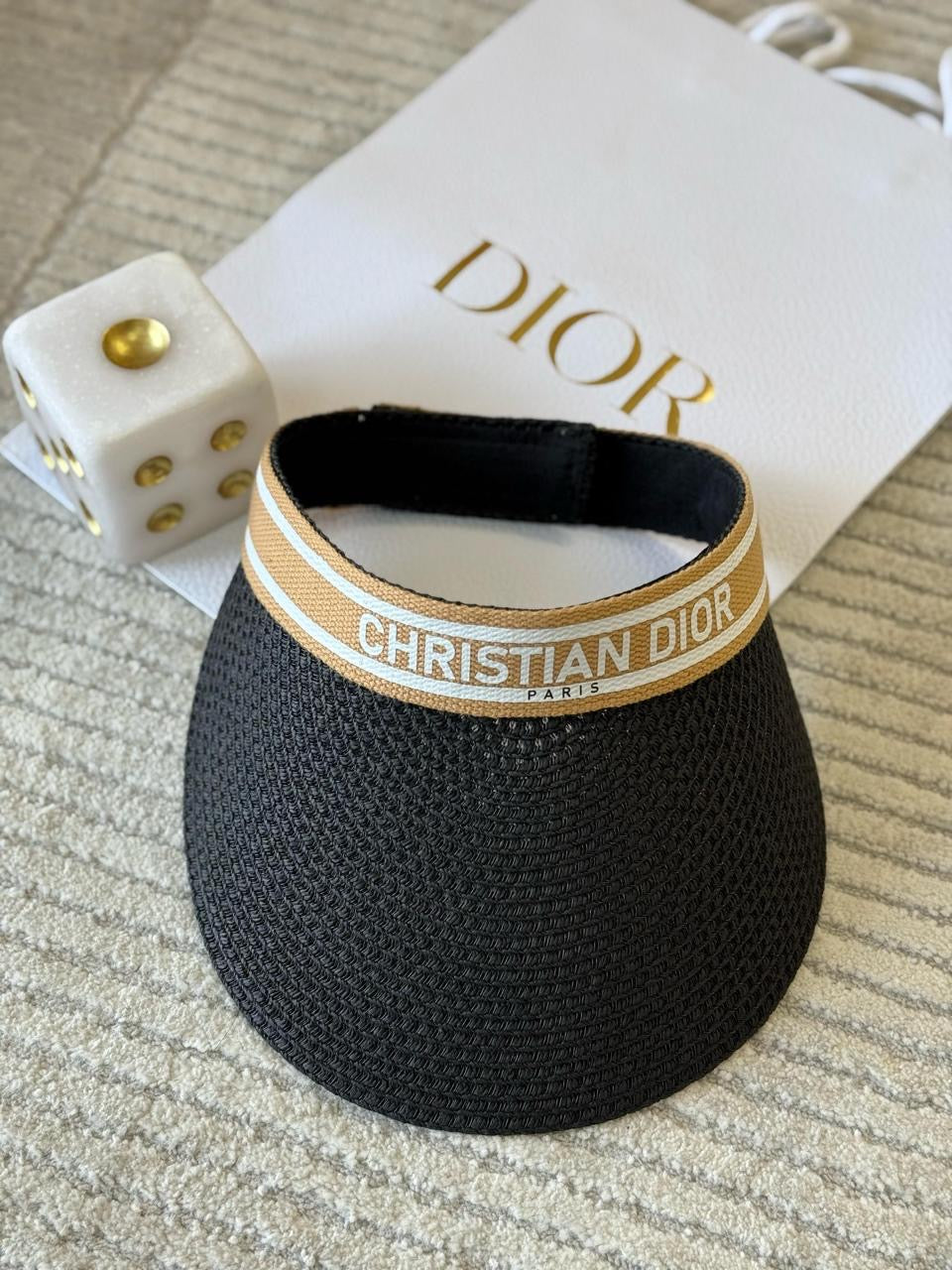 Dior hat - beach hat