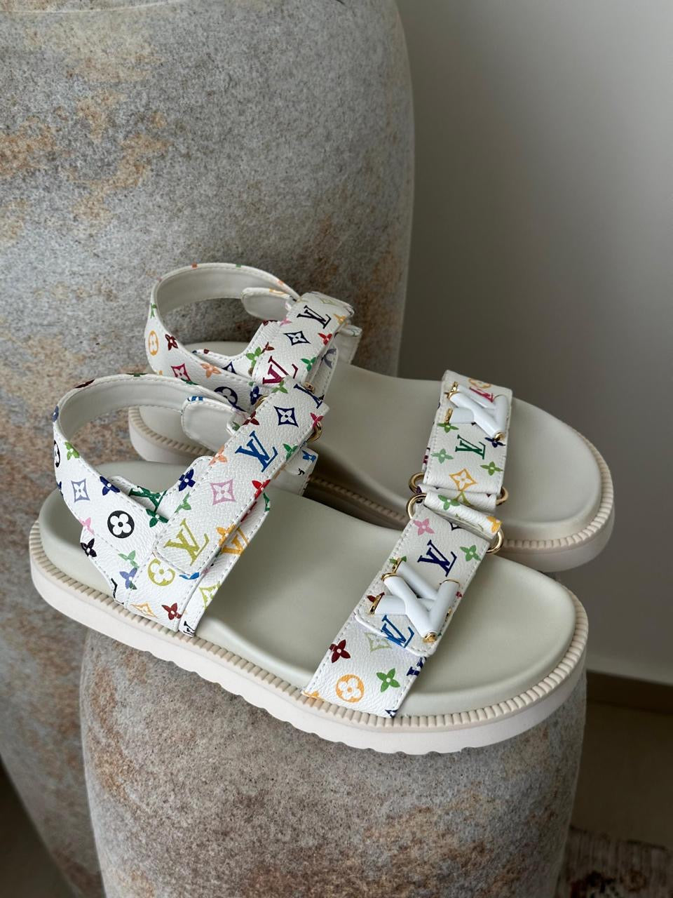 Lv sandals.