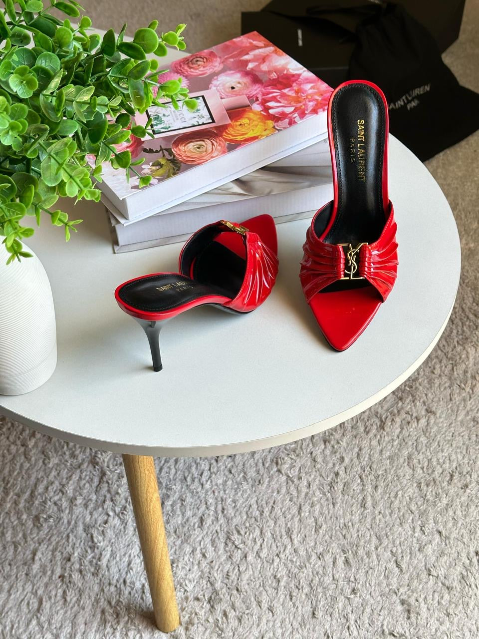 Ysl sandals heels