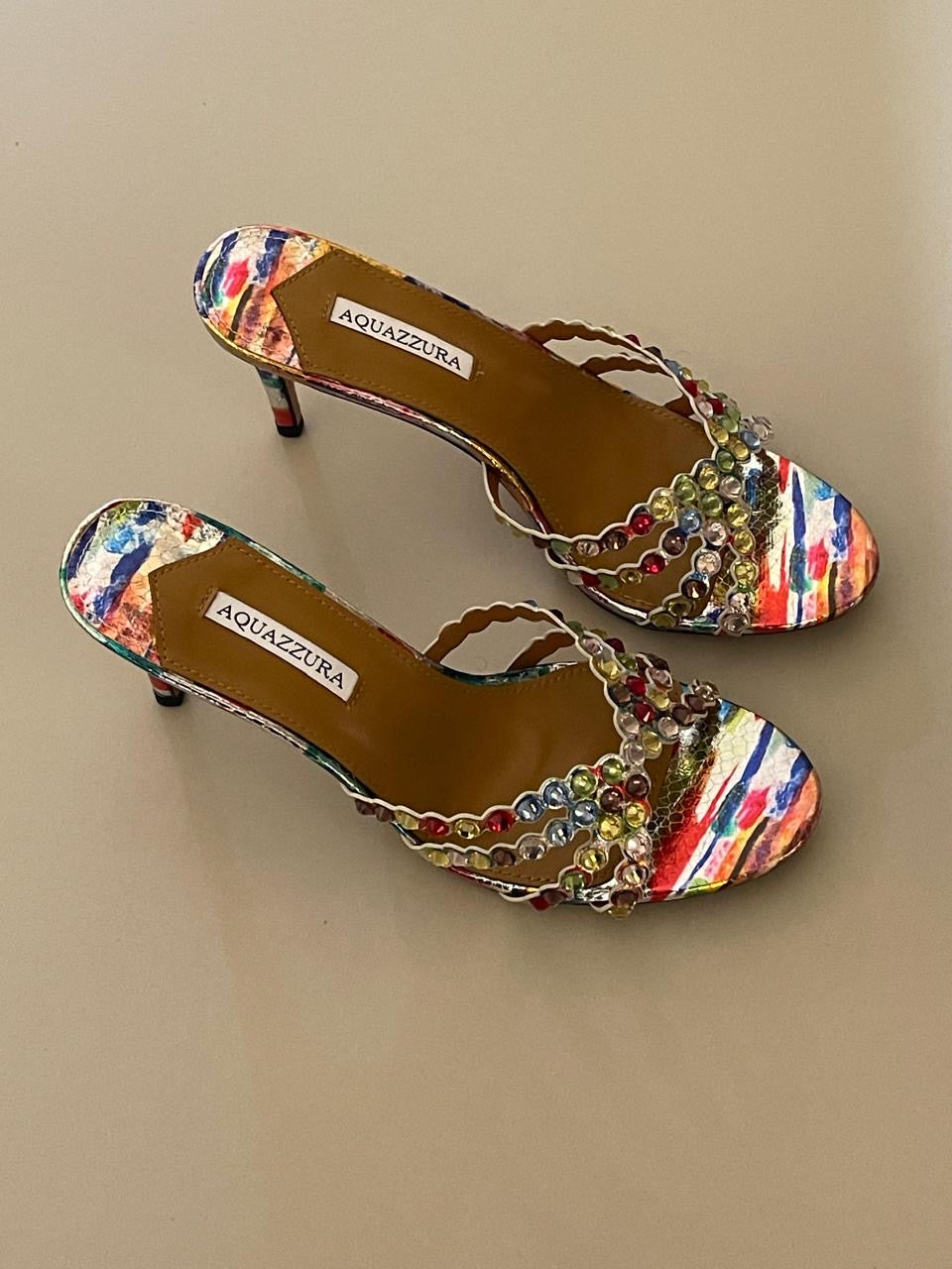 Aquazurra sandals heels