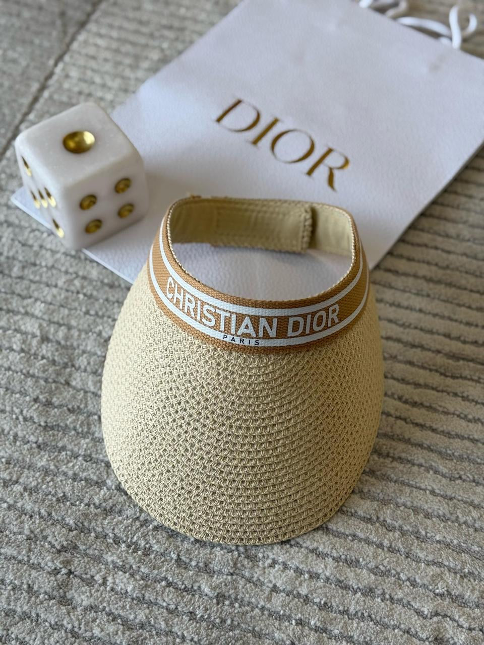 Dior hat - beach hat