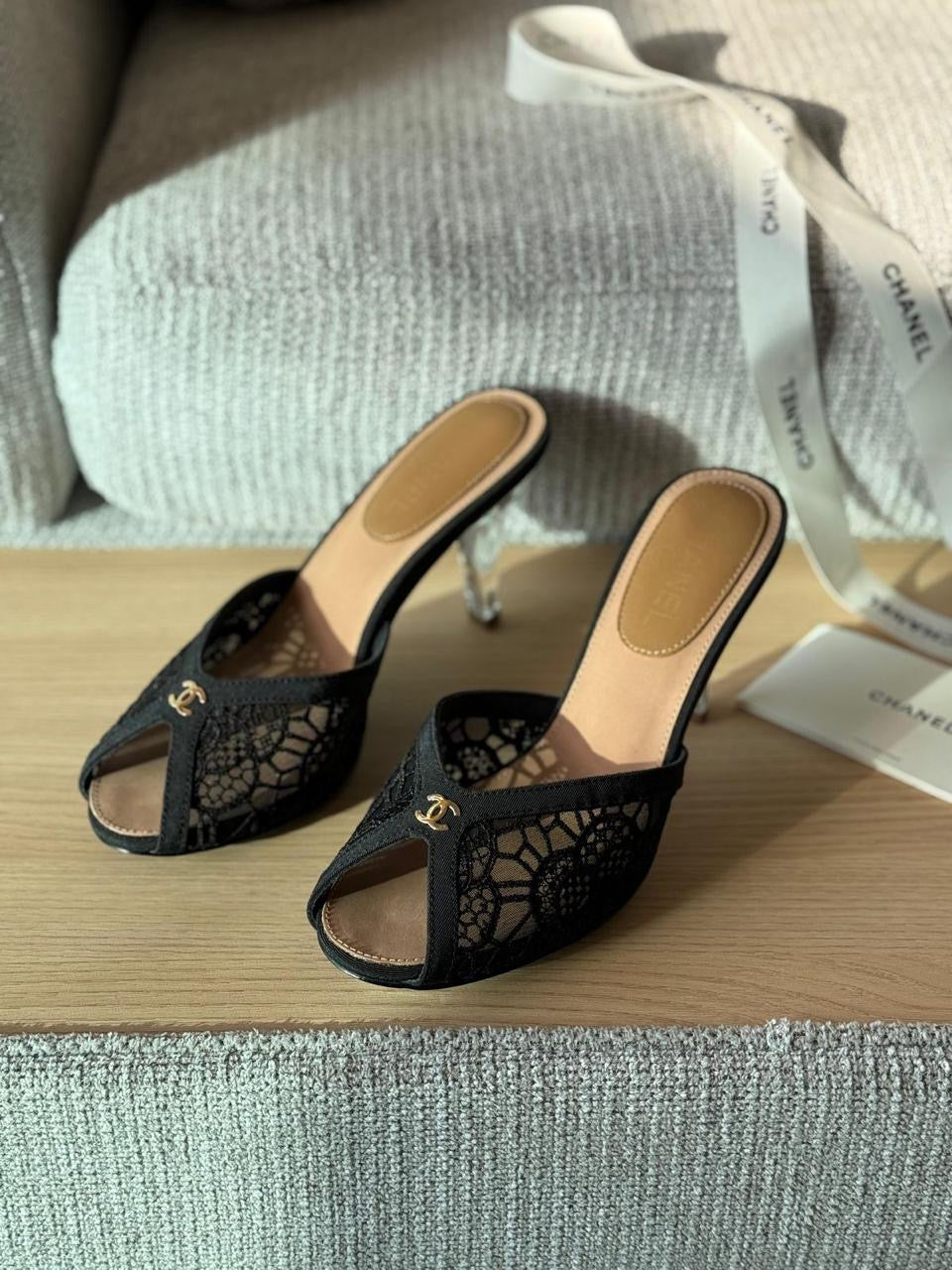 Chanel sandals heels