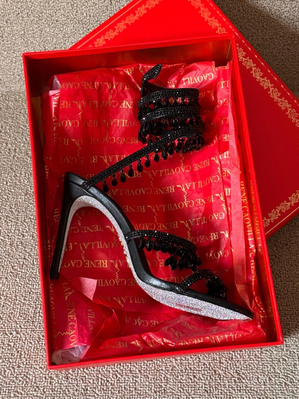 Rene caovilla sandas heels