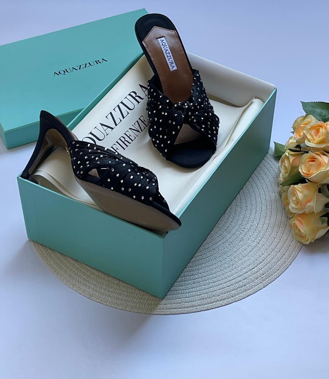 Aquazurra sandals heels
