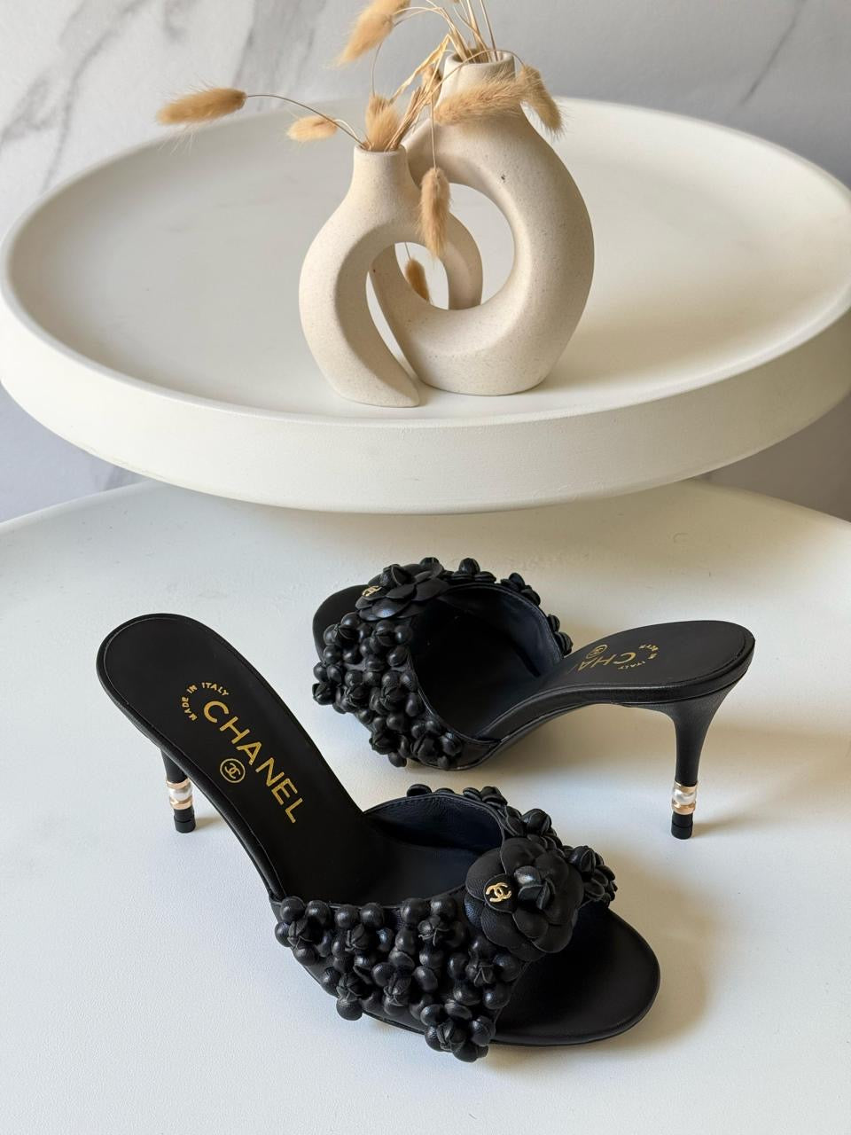Chanel sandals heels