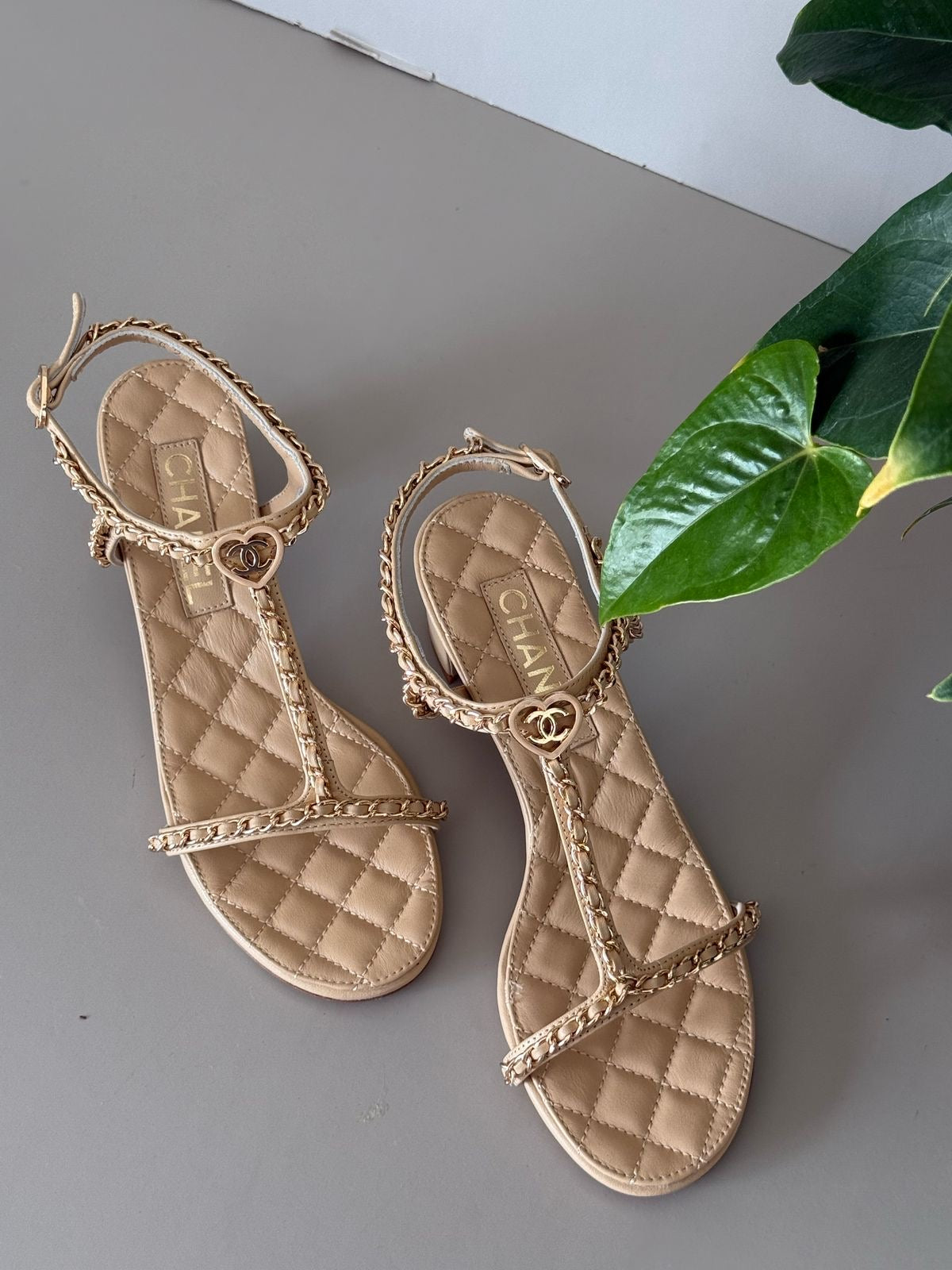 Chanel sandals heels