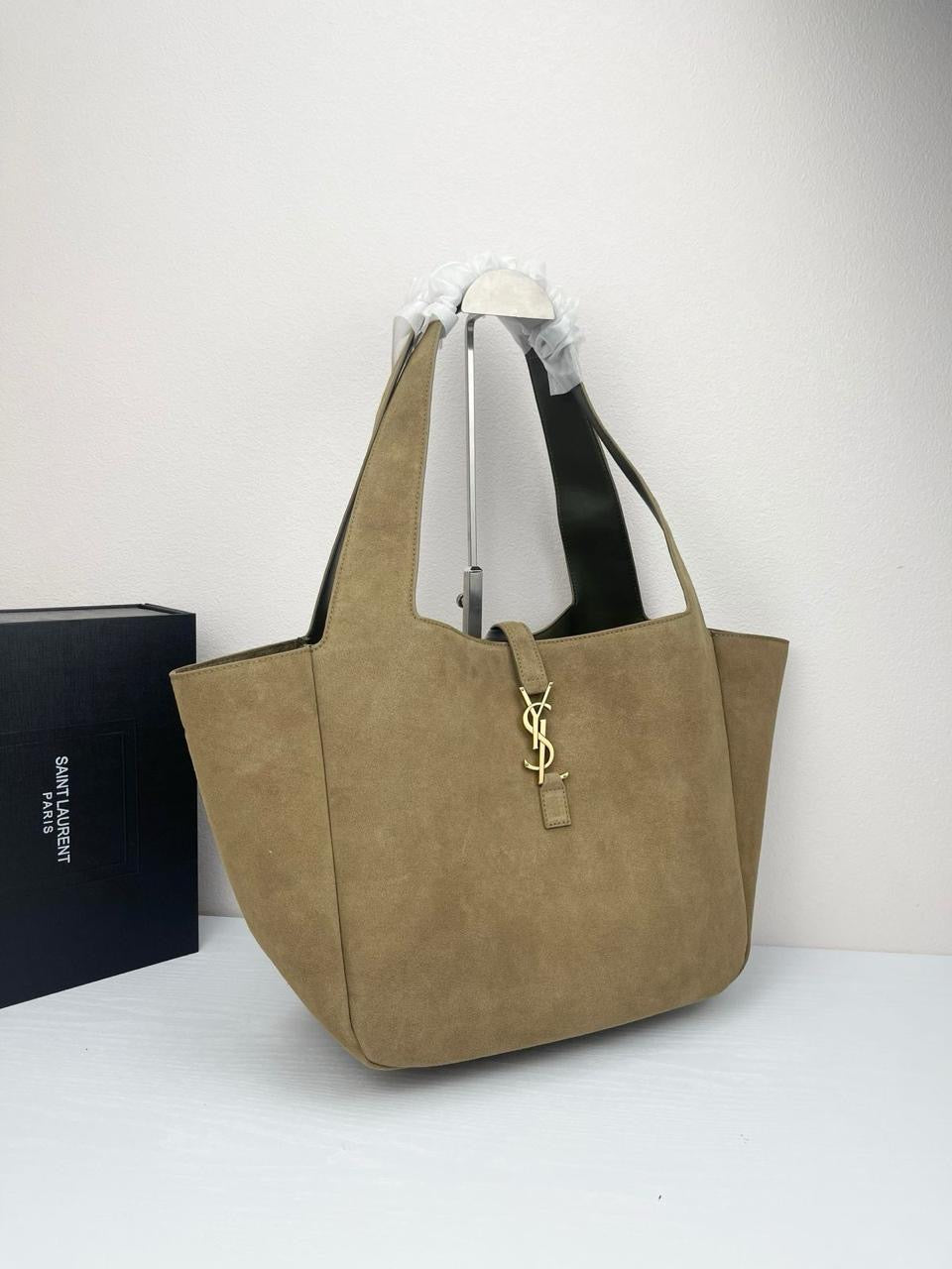 Ysl bag tote suede