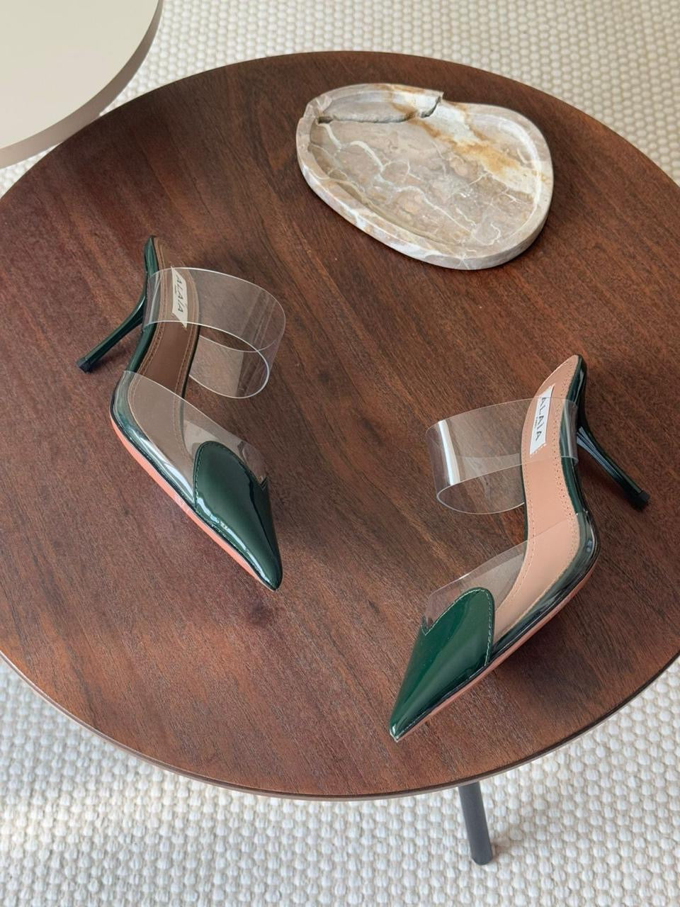 Alaia heels green