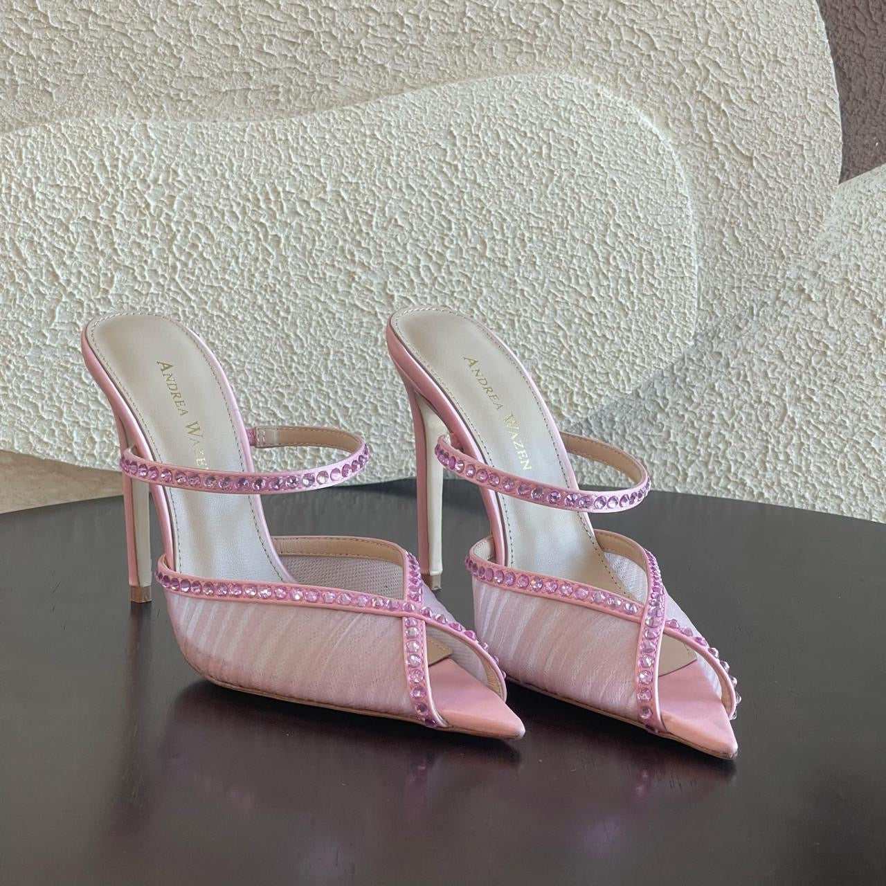 Andrea wazen sandals heels