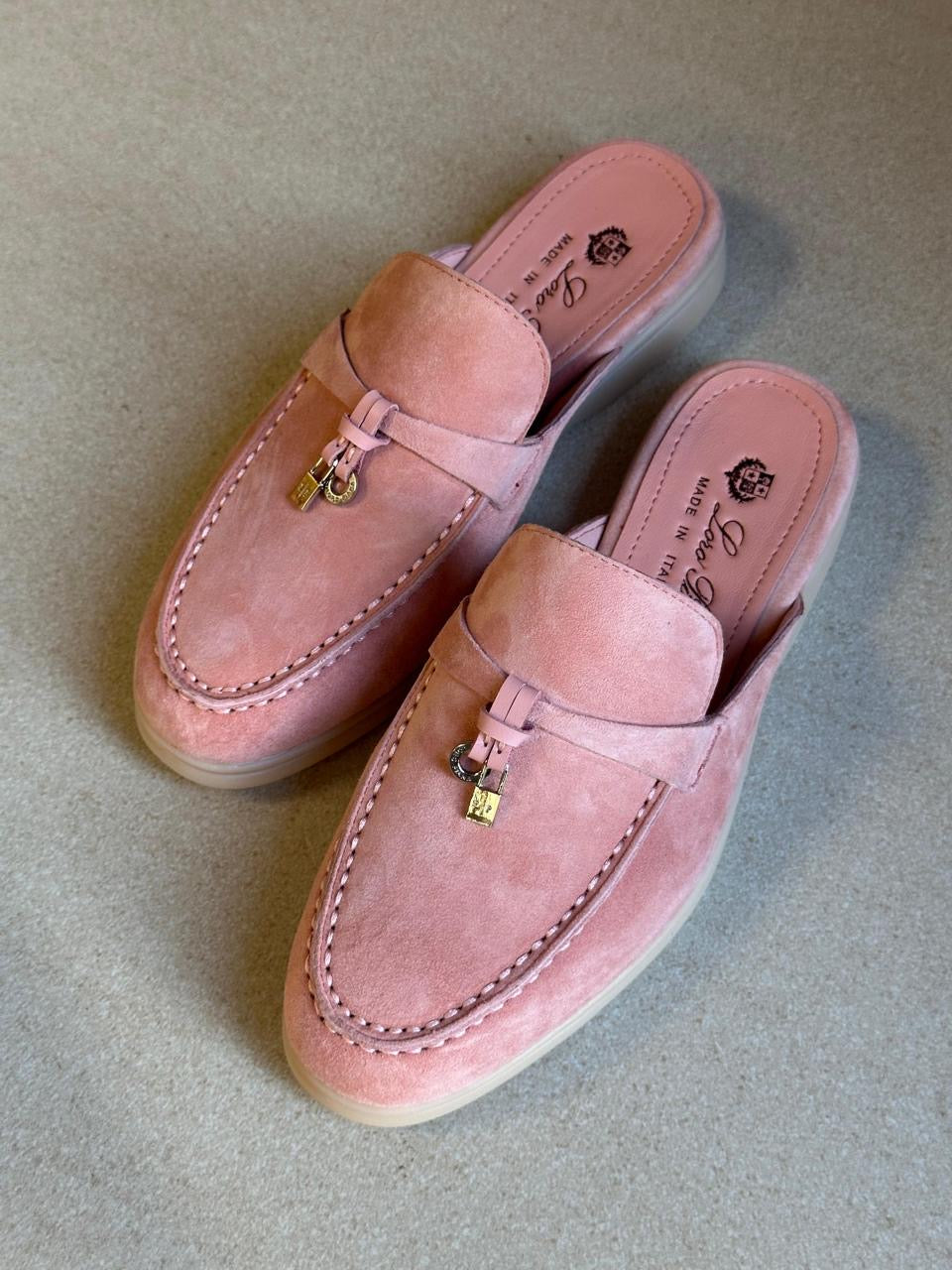 Loro piana mules - pink 3 shades