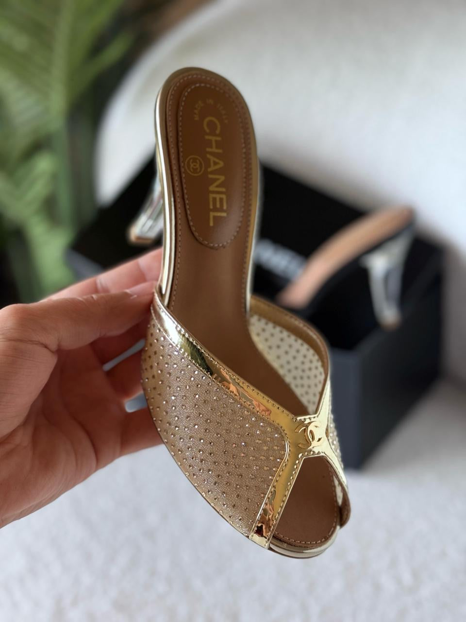 Chanel sandals heels