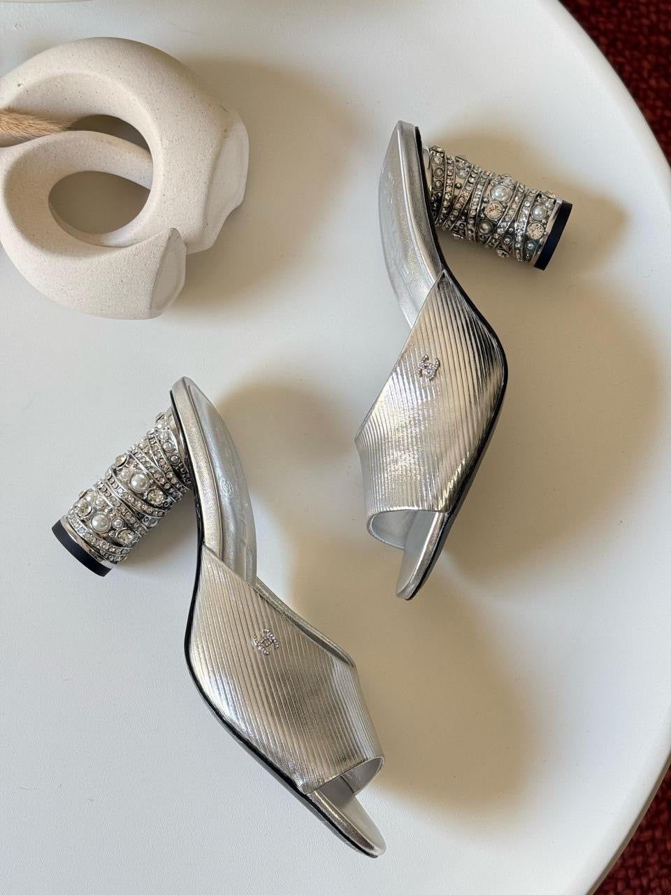 Chanel sandals heels