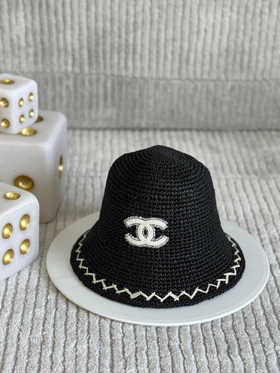 Chanel hat - beach hat