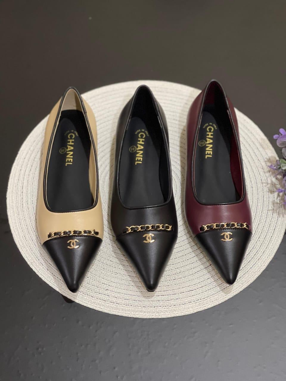 Chanel heels - low heels