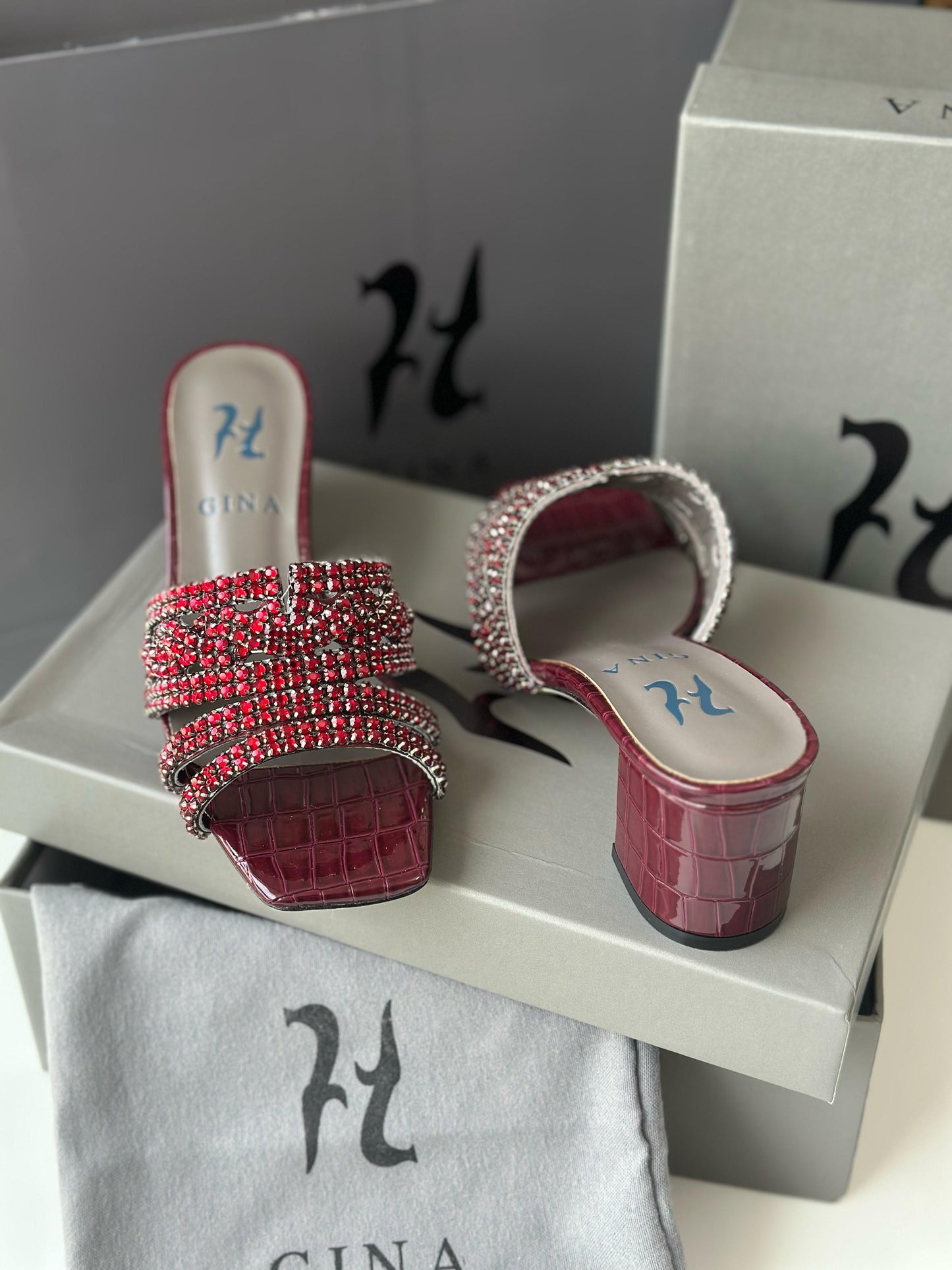 Gina sandals heels 6 cm