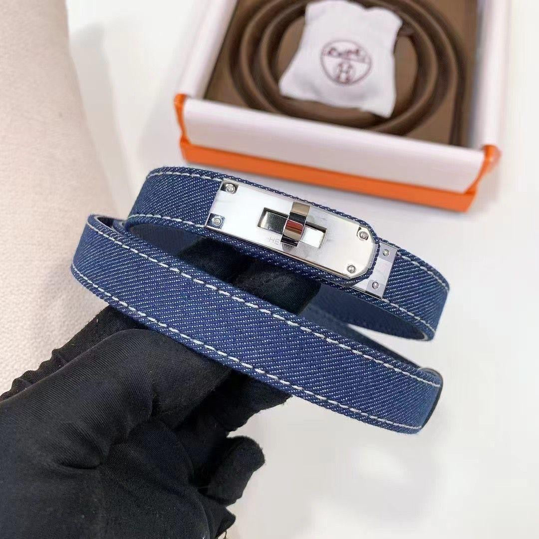Hermes belt - blue