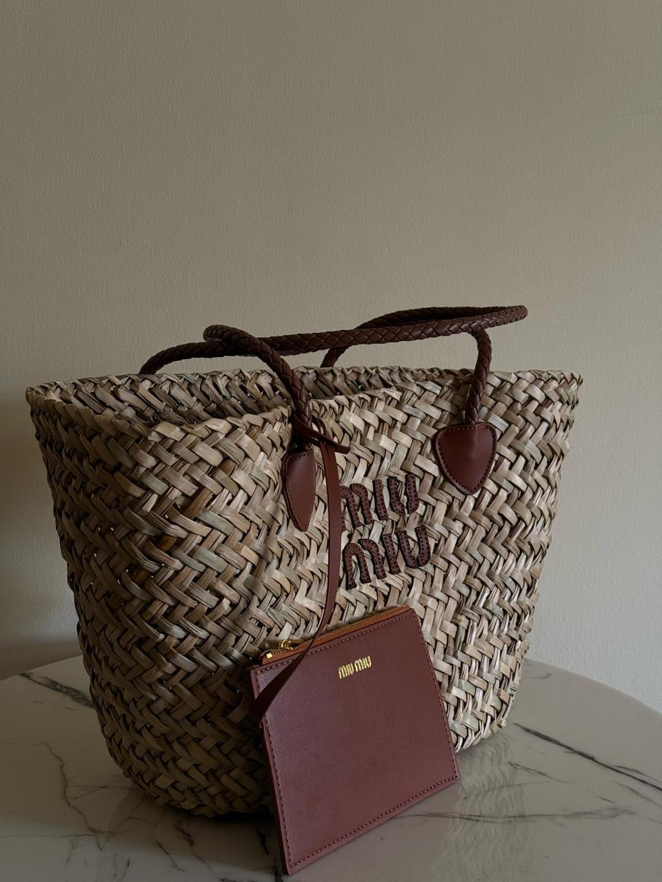Miu miu bag tote beach