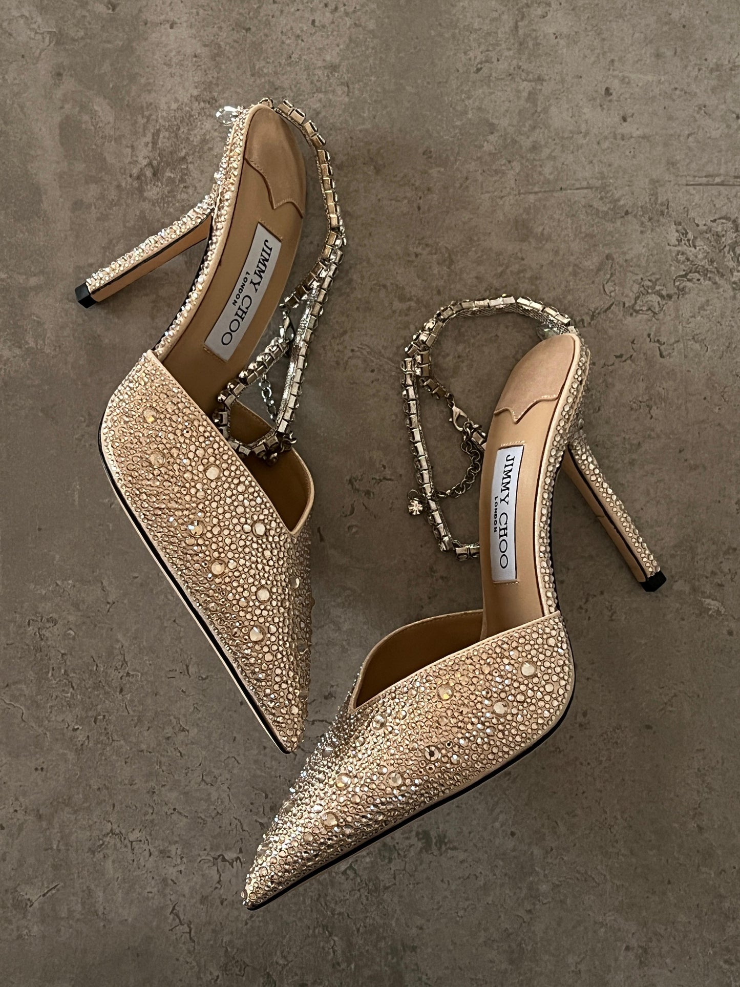Jimmy choo heels - with stones