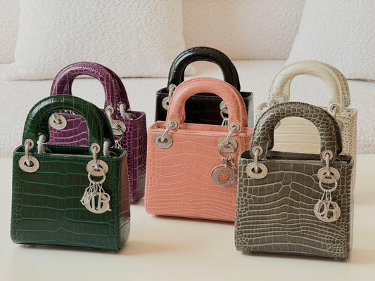 Lady Dior bag  crocodile