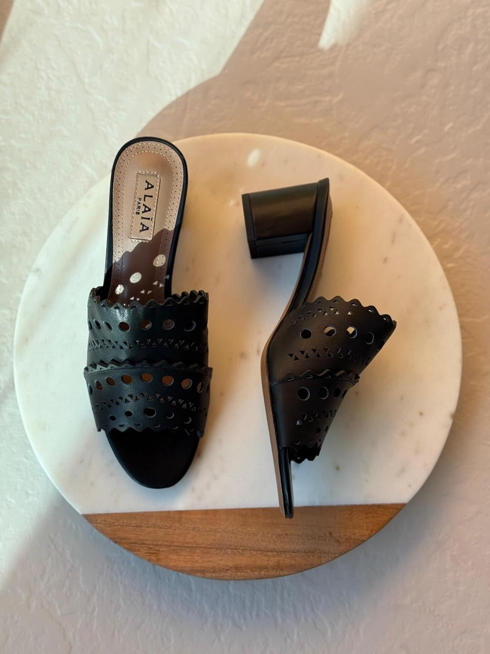 Alaia sandals heels