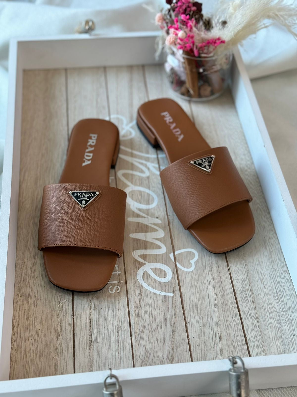 Prada slippers - brown