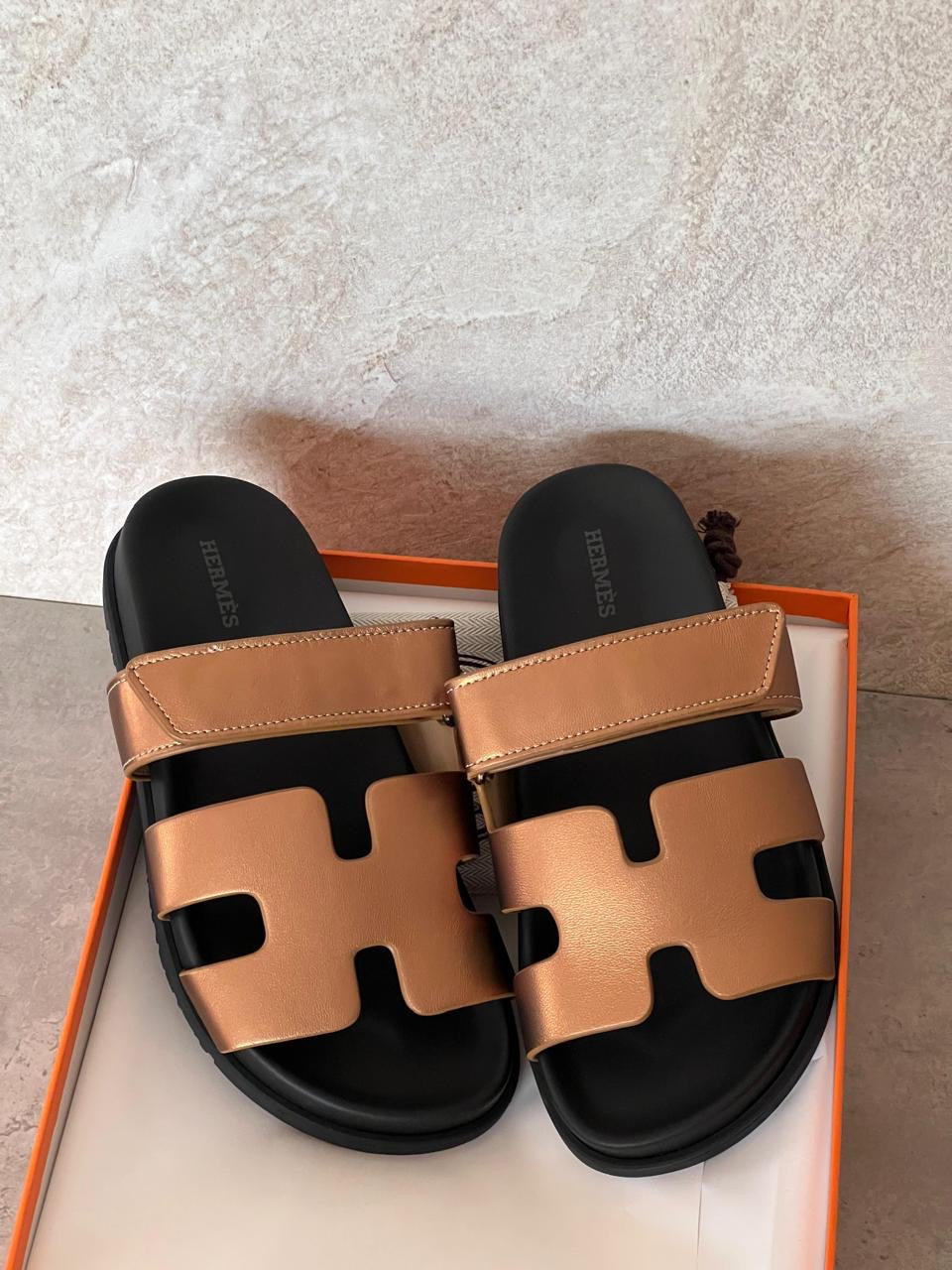 Hermes slippers - chypre