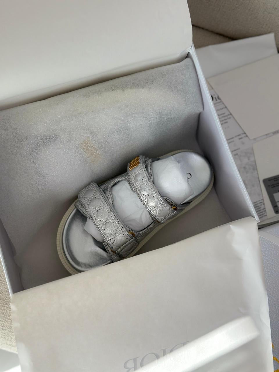 Dior slippers - silver