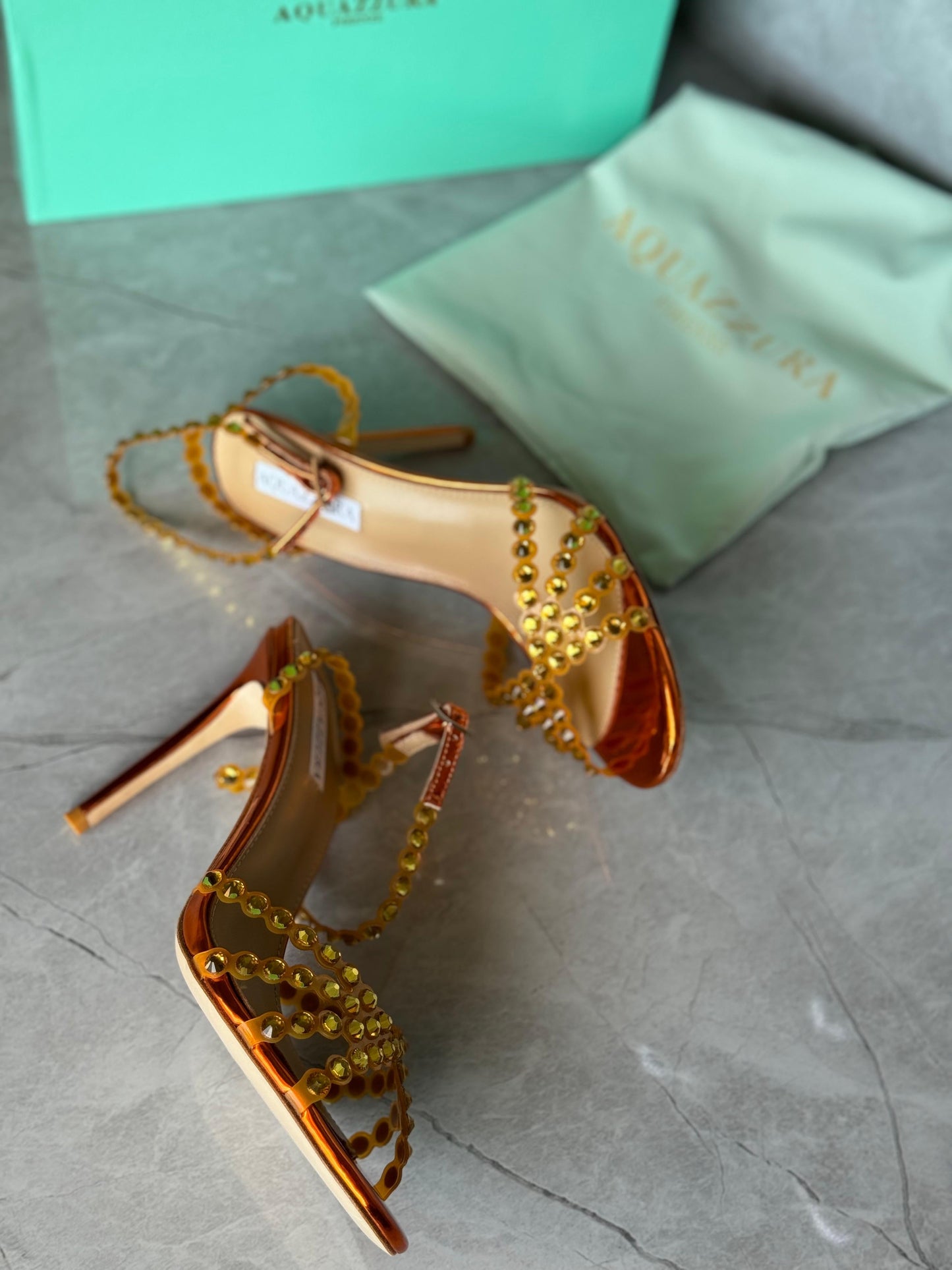 Aquazurra sandals heels