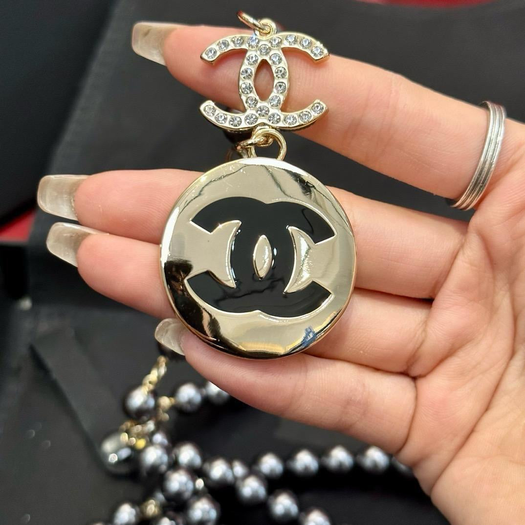 Chanel belt - pearl chain belt