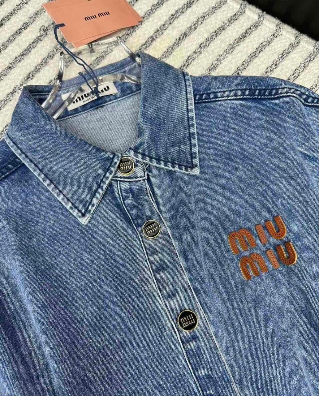 Miu miu jacket - denim shirt