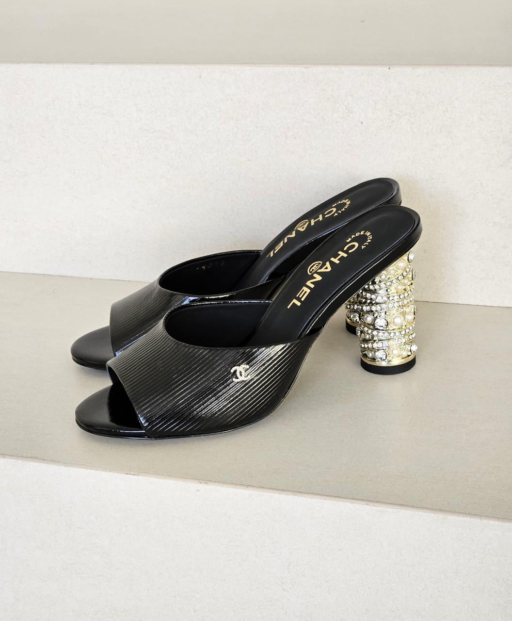 Chanel sandals heels