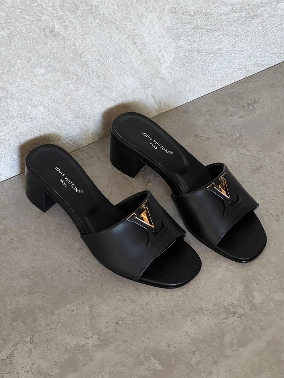 Lv sandals heels