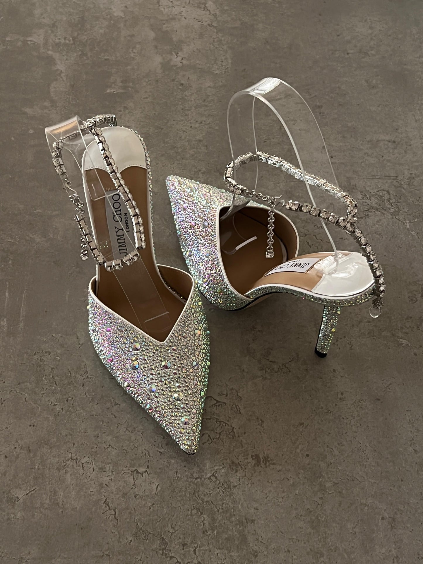 Jimmy choo heels - with stones