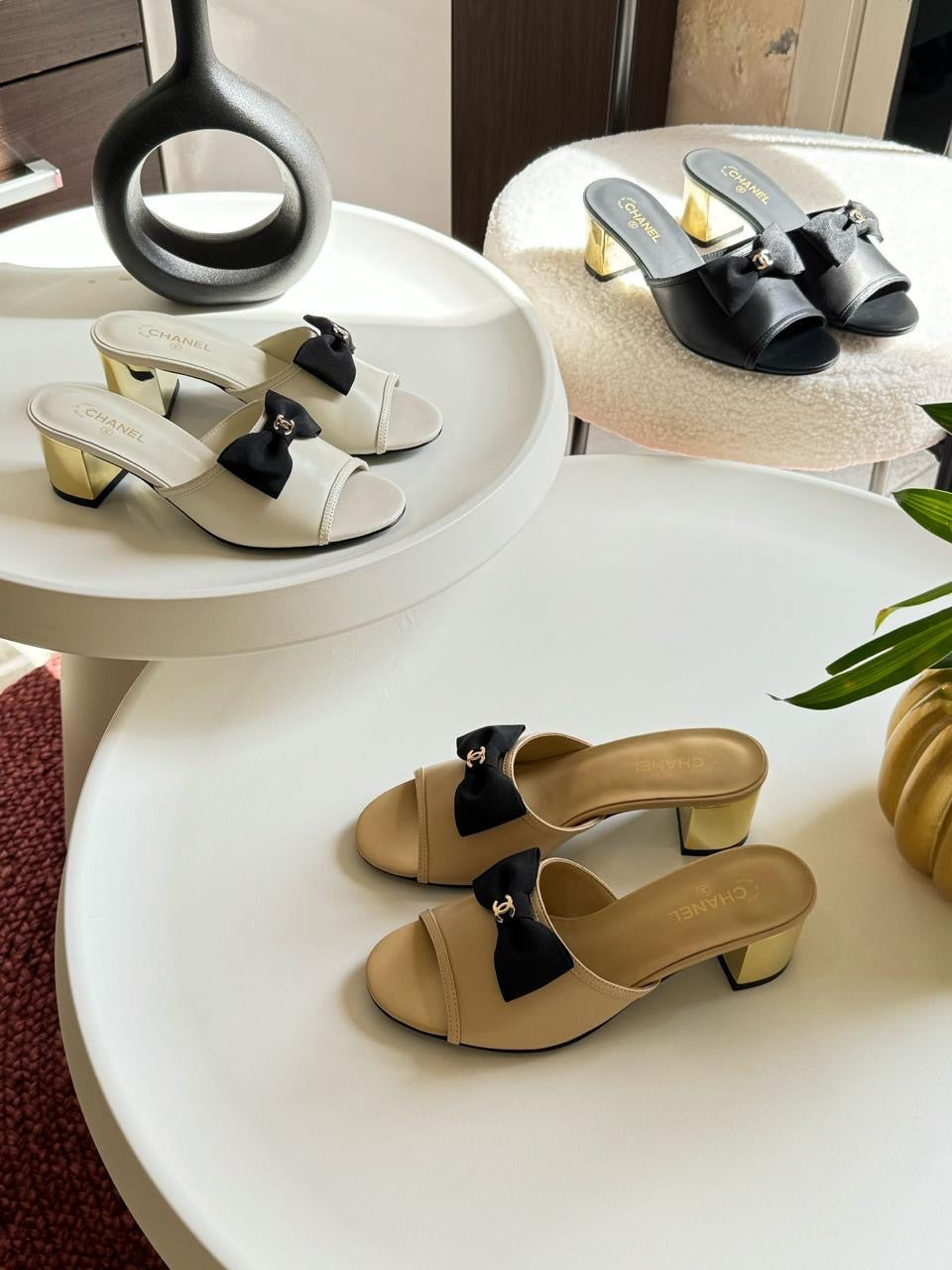 Chanel sandals heels