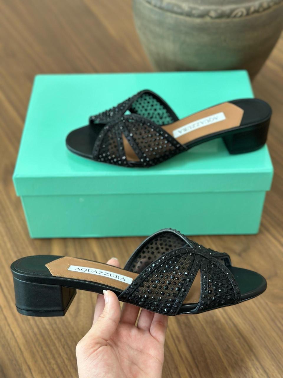 Aquazurra sandals heels