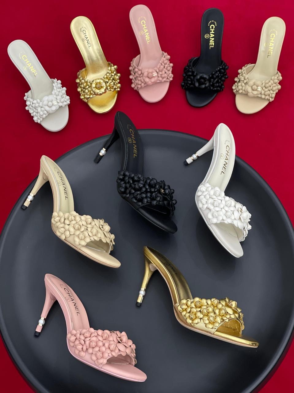 Chanel sandals heels