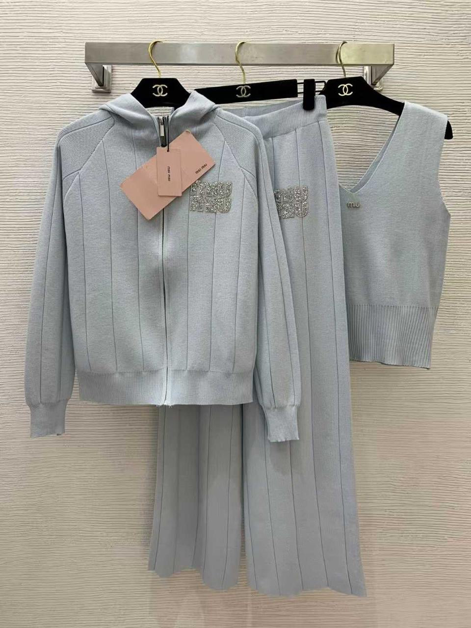 Miu miu tracksuit - clothes set 3 pcs