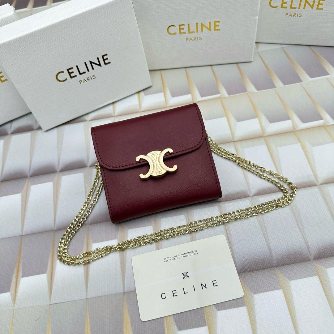 Celine wallet with chain