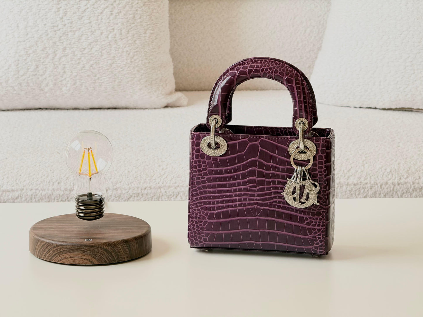 Lady Dior bag crocodile
