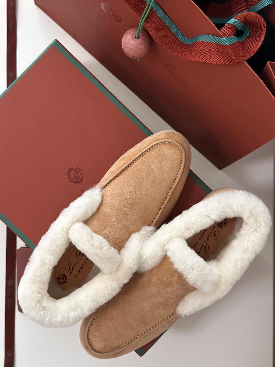 Loro piana loafers - boots with fur