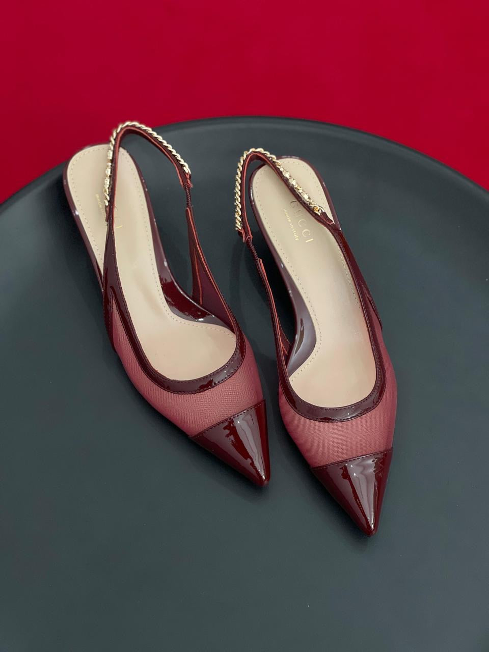 Gucci heels - low heels