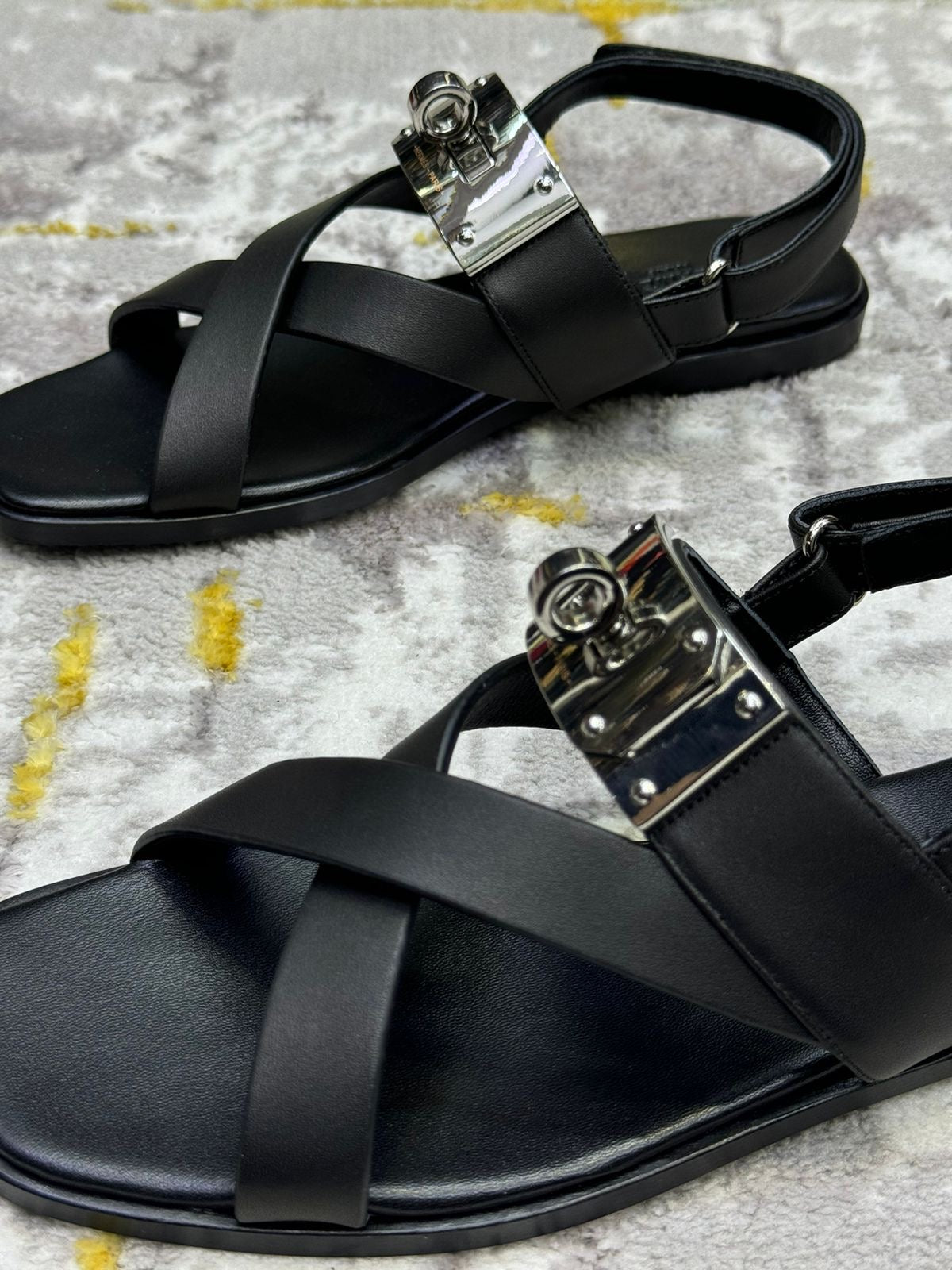 Hermes sandals.