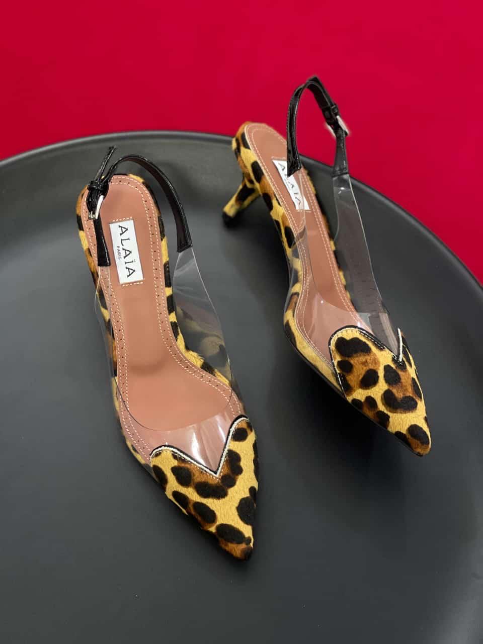 Alaia heels leopard